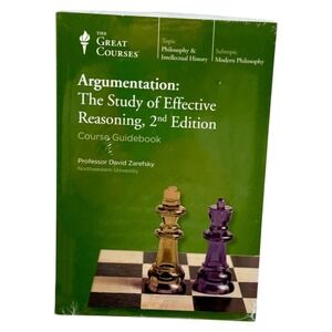 Great Courses‎ Effectuve Reasoning Book & DVDS 4-Disc Set  New USA